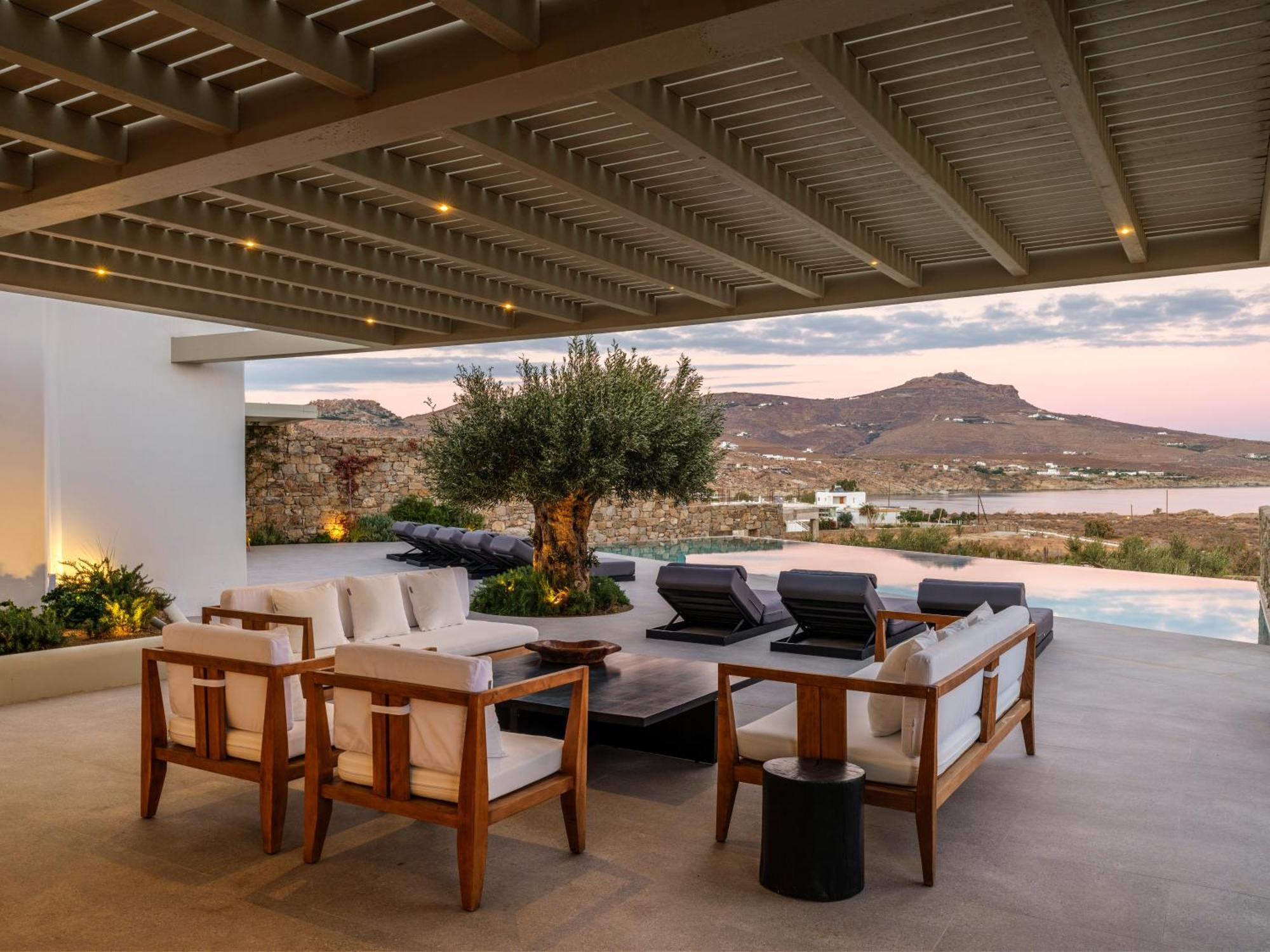 Blue Eye Grand Villa Mykonos Καλαφάτη Εξωτερικό φωτογραφία