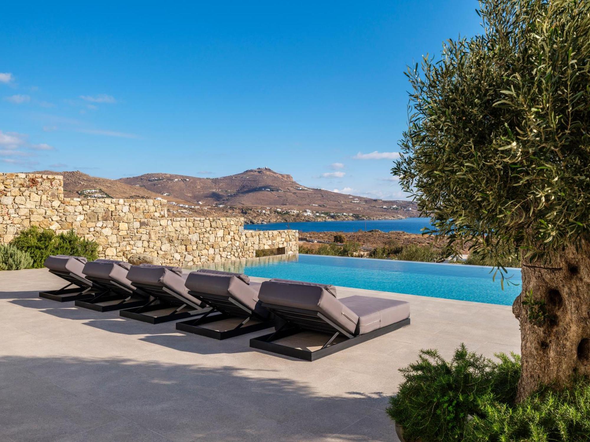 Blue Eye Grand Villa Mykonos Καλαφάτη Εξωτερικό φωτογραφία