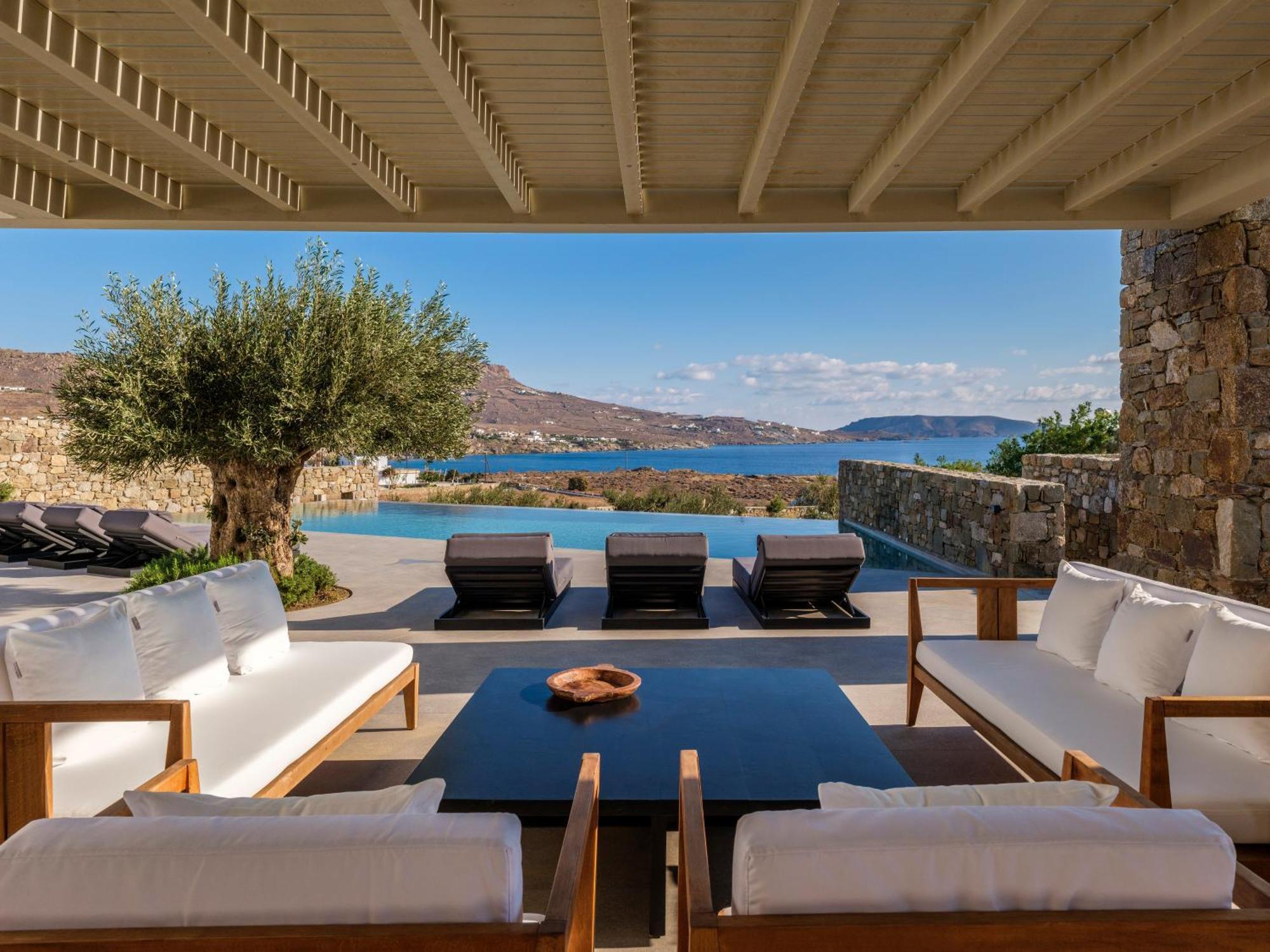 Blue Eye Grand Villa Mykonos Καλαφάτη Εξωτερικό φωτογραφία