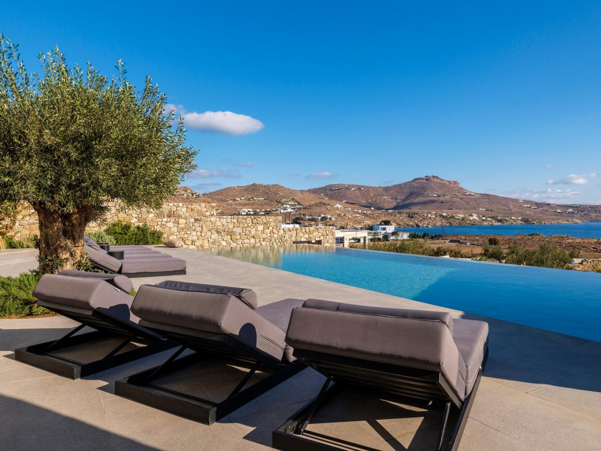 Blue Eye Grand Villa Mykonos Καλαφάτη Εξωτερικό φωτογραφία