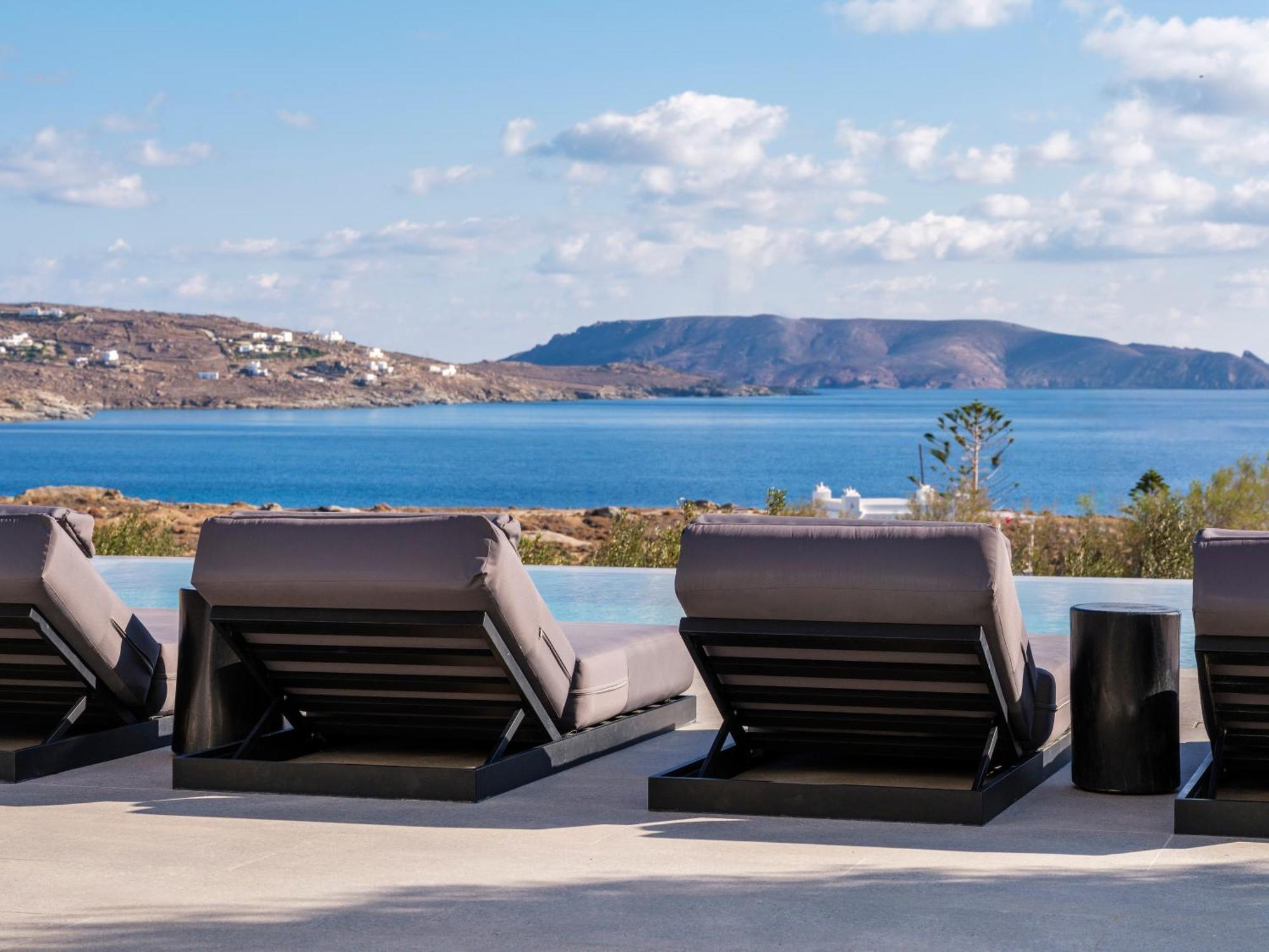 Blue Eye Grand Villa Mykonos Καλαφάτη Εξωτερικό φωτογραφία